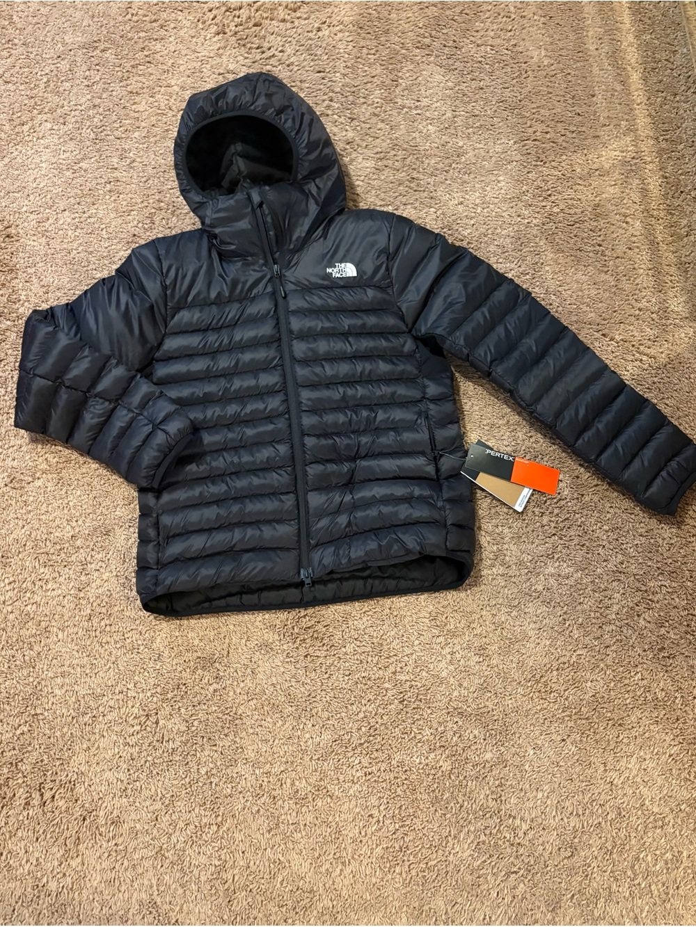 The North Face Kids Black Hooded Puffer Jacket